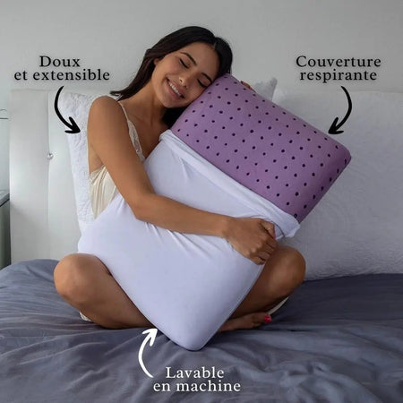 Oreiller Orthopédique à La Lavande Cellsius - Améliore Votre Confort Nocturne - Cellsius.com