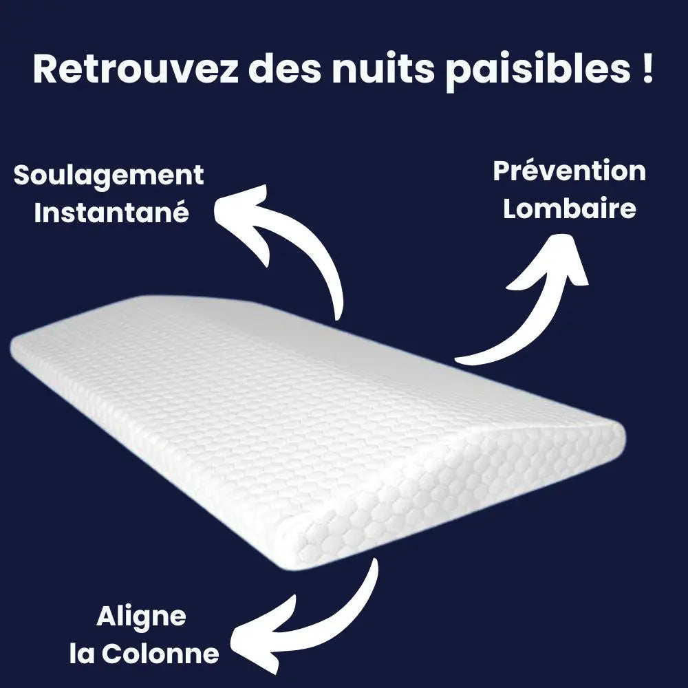 Coussin Orthopédique Lombaires Cellsius - Soulage les douleurs dorsales - Cellsius.com