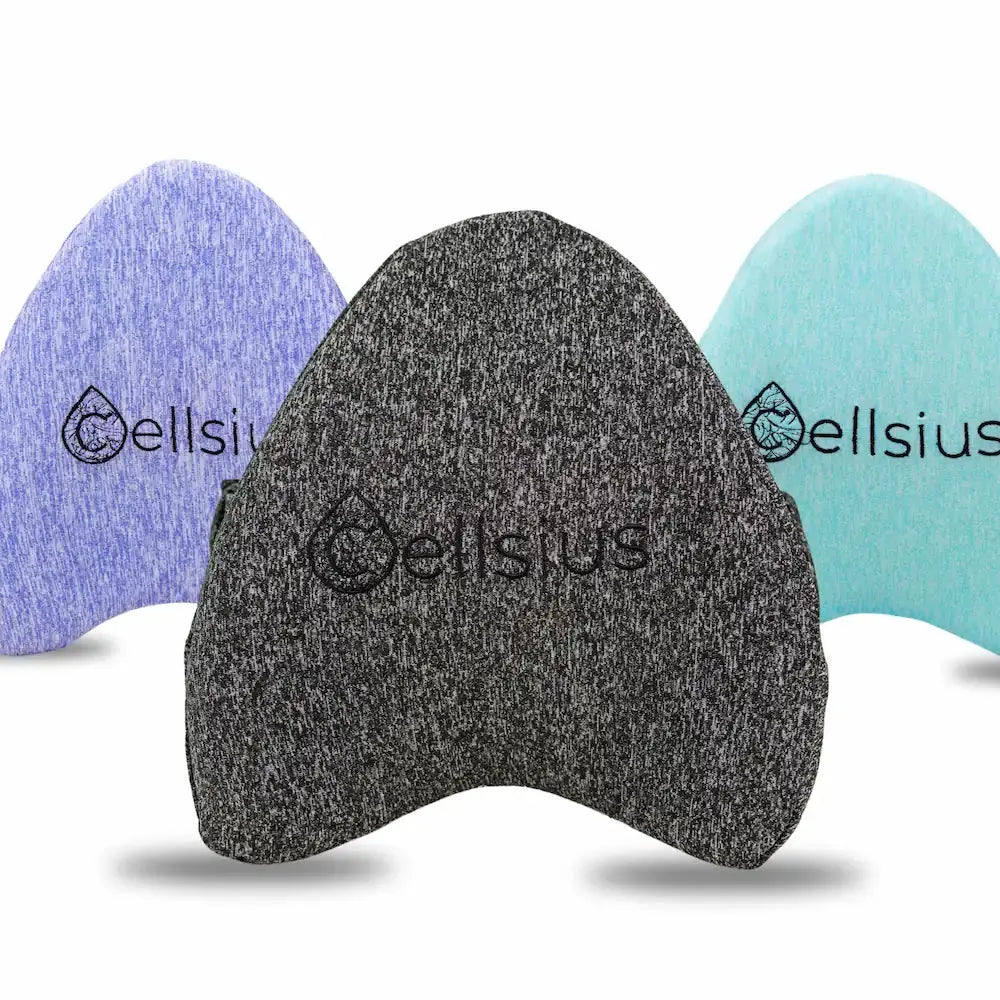 Housse fraîche avec velcro en couleur - Coussin genoux Cellsius - Cellsius.com