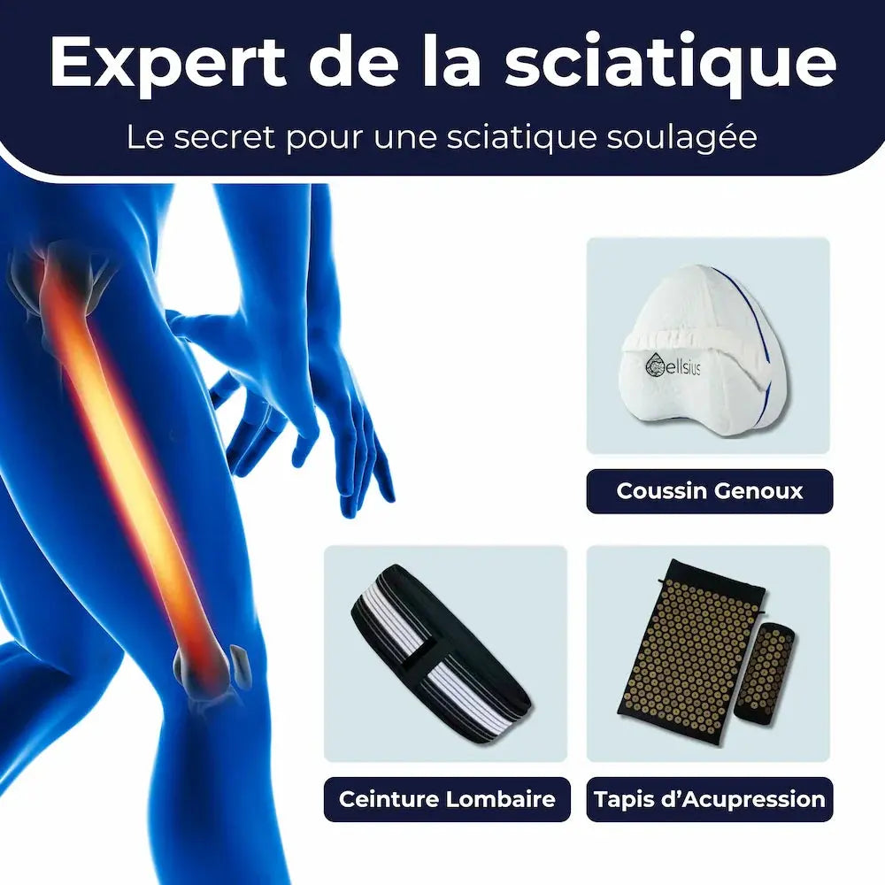 Kit Expert de la sciatique - Le secret pour une sciatique soulagée - Cellsius.com