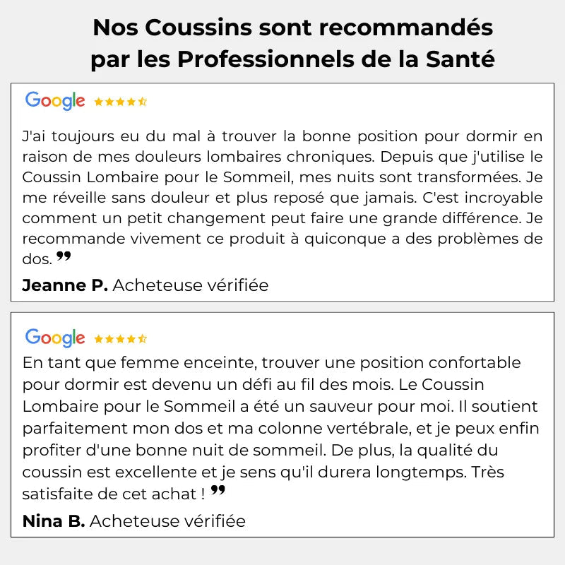 Coussin Orthopédique Lombaires Cellsius - Soulage les douleurs dorsales - Cellsius.com